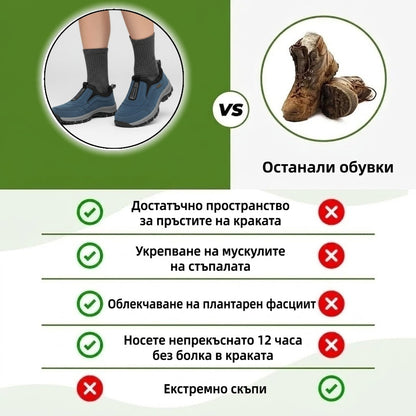 【⏰70% отстъпка днес! Не пропускайте!】Ергономично проектирани ортопедични обувки за ходене, абсорбиращи ударите✅️Здравословни ортопедични обувки, проектирани специално за европейци