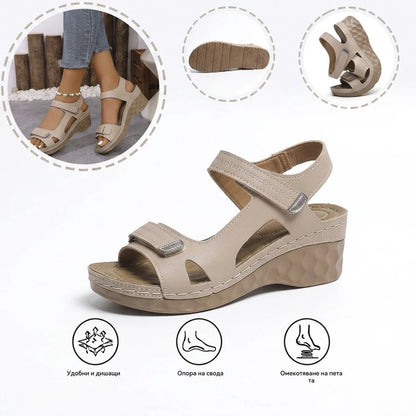 【⏰60% отстъпка днес!】👡 Ортопедични сандали AMBETALE® за европейски жени ✅ Ергономична опора за свода ✅ Регулируема ширина ✅ Подчертават красотата на краката