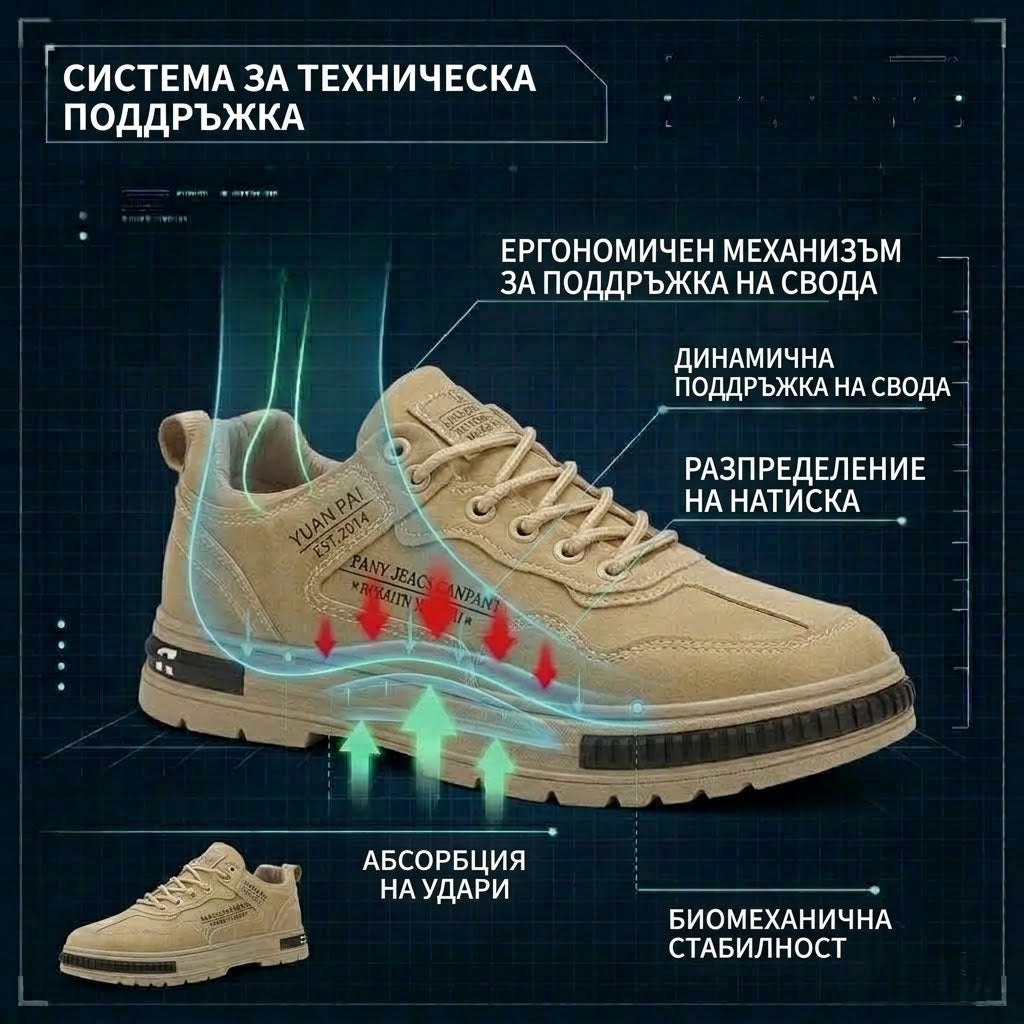 AMBETALE®|【⏰70% отстъпка днес! Не пропускайте!】Ергономично проектирани ортопедични обувки за ходене, абсорбиращи ударите✅️Здравословни ортопедични обувки, проектирани специално за европейски мъже