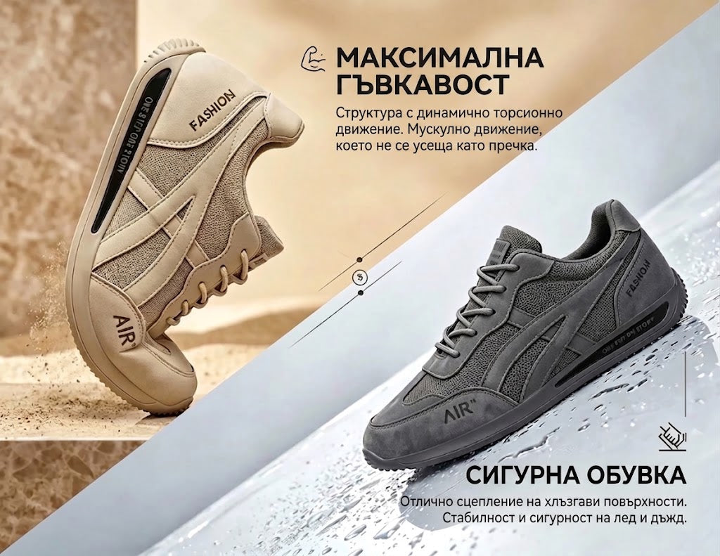 【⏰60% отстъпка днес! Не пропускайте!】Ергономично проектирани ортопедични обувки за ходене, абсорбиращи ударите✅️Здравословни ортопедични обувки, създадени специално за европейски мъже.