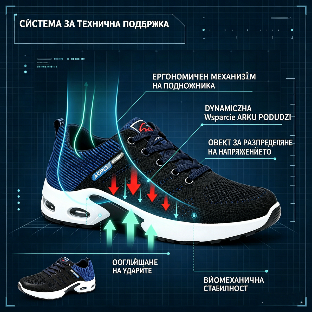 【⏰60% отстъпка днес! Не пропускайте!】AMBETALE® Ергономично проектирани ортопедични обувки за ходене с подплатени протектори✅️ Здравословни ортопедични обувки, проектирани специално за европейски мъже.