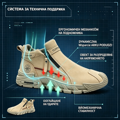 【⏰60% отстъпка днес! Не пропускайте!】Ергономично проектирани ортопедични обувки за ходене, абсорбиращи ударите✅️Здравословни ортопедични обувки, създадени специално за европейски мъже.