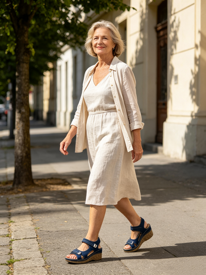 【⏰60% отстъпка днес!】👡 Ортопедични сандали AMBETALE® за европейски жени ✅ Ергономична опора за свода ✅ Регулируема ширина ✅ Подчертават красотата на краката