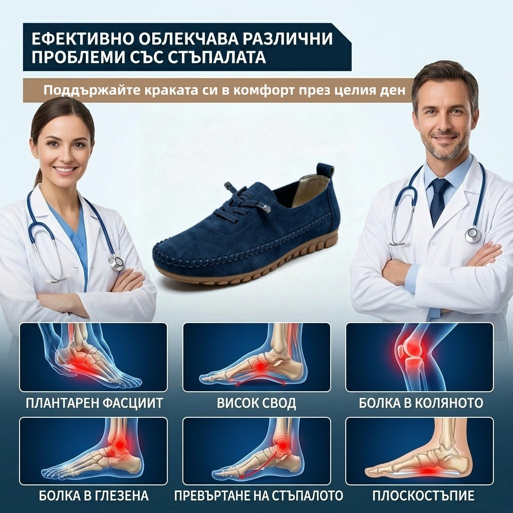 【⏰60% отстъпка днес! Не пропускайте!】AMBETALE® Ергономични велурени ортопедични мокасини✅ Разработени по поръчка за краката на европейски жени
