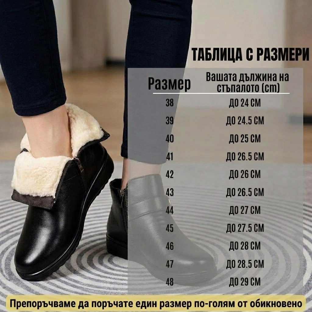 Дамски топли ботуши