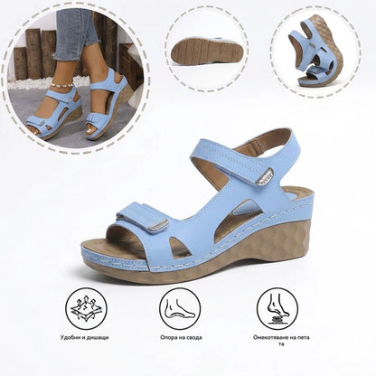 【⏰60% отстъпка днес!】👡 Ортопедични сандали AMBETALE® за европейски жени ✅ Ергономична опора за свода ✅ Регулируема ширина ✅ Подчертават красотата на краката