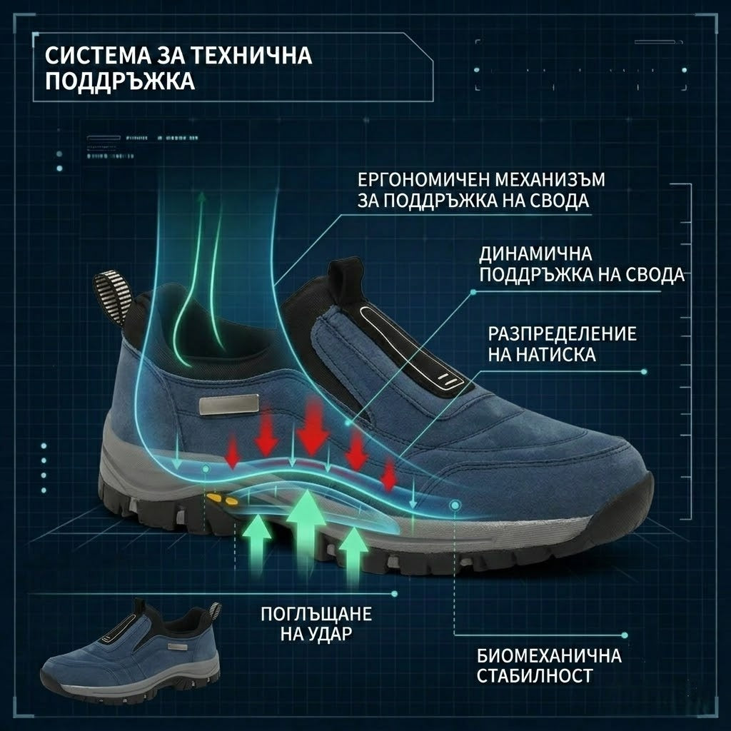 【⏰60% отстъпка днес! Не пропускайте!】Ергономично проектирани ортопедични обувки за ходене, абсорбиращи ударите✅️Здравословни ортопедични обувки, създадени специално за европейски мъже.