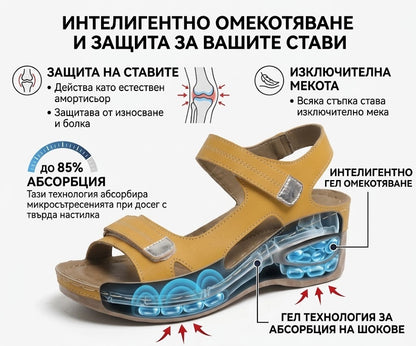【⏰60% отстъпка днес!】👡 Ортопедични сандали AMBETALE® за европейски жени ✅ Ергономична опора за свода ✅ Регулируема ширина ✅ Подчертават красотата на краката