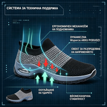 【⏰60% отстъпка днес! Не пропускайте!】AMBETALE®Ергономично проектирани ортопедични обувки за ходене, абсорбиращи ударите✅️Здравословни ортопедични обувки, създадени специално за европейски жени.