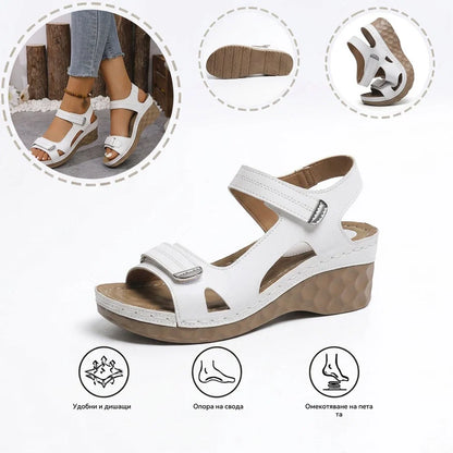 【⏰60% отстъпка днес!】👡 Ортопедични сандали AMBETALE® за европейски жени ✅ Ергономична опора за свода ✅ Регулируема ширина ✅ Подчертават красотата на краката