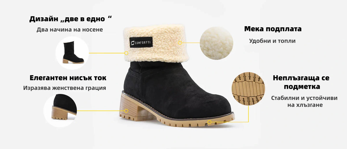 AMBETALE®|(🎉 Специална оферта за днес: 70% отстъпка – не я пропускайте!) ⏰ Ергономични ортопедични зимни обувки, които ефективно облекчават болките в стъпалата, коленете и гърба.