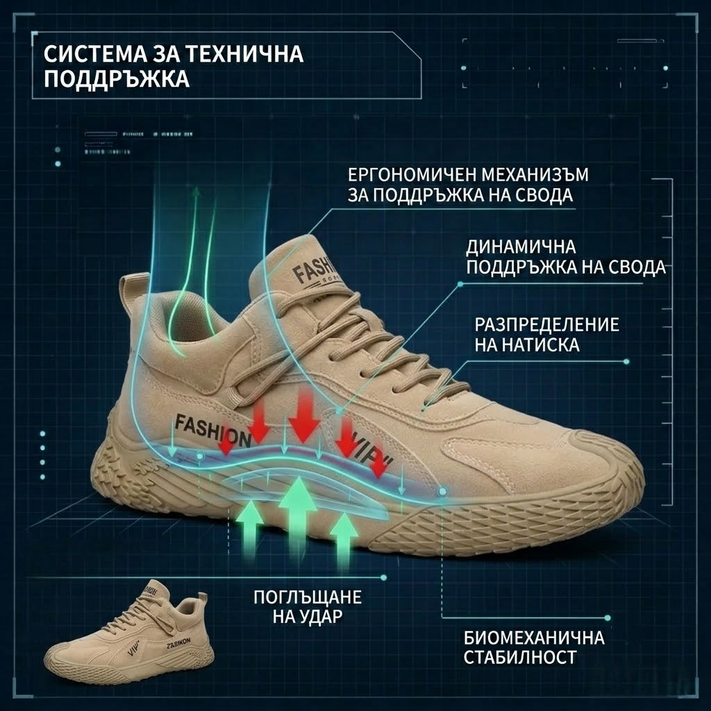 【⏰60% отстъпка днес! Не пропускайте!】Ергономично проектирани ортопедични обувки за ходене, абсорбиращи ударите✅️Здравословни ортопедични обувки, създадени специално за европейски мъже.