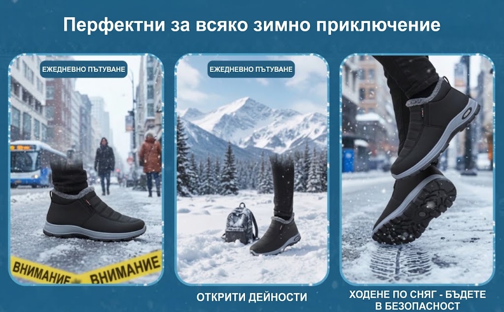 🎉 Специално предложение за днес: 70% отстъпка – не пропускайте! ⏰ Ергономични ортопедични зимни обувки, които ефективно облекчават болките в стъпалата,коленете и гърба ✅ подходящи както за мъже, така и за жени.