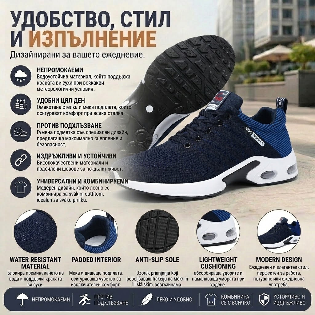 【⏰60% отстъпка днес! Не пропускайте!】AMBETALE® Ергономично проектирани ортопедични обувки за ходене с подплатени протектори✅️ Здравословни ортопедични обувки, проектирани специално за европейски мъже.