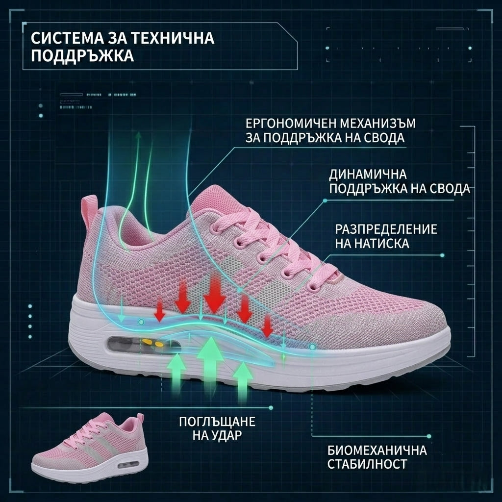 【⏰60% отстъпка днес! Не пропускайте!】Ергономично проектирани ортопедични обувки за ходене, абсорбиращи ударите✅️Здравословни ортопедични обувки, създадени специално за европейски жени.