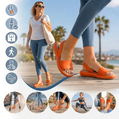 【⏰60% отстъпка днес!】👡 Ортопедични сандали AMBETALE® за европейски жени ✅ Ергономична опора за свода ✅ Регулируема ширина ✅ Подчертават красотата на краката