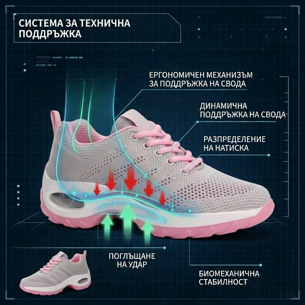 【⏰70% отстъпка днес! Не пропускайте!】Ергономично проектирани ортопедични обувки за ходене, абсорбиращи ударите✅️Здравословни ортопедични обувки, създадени специално за европейски жени.