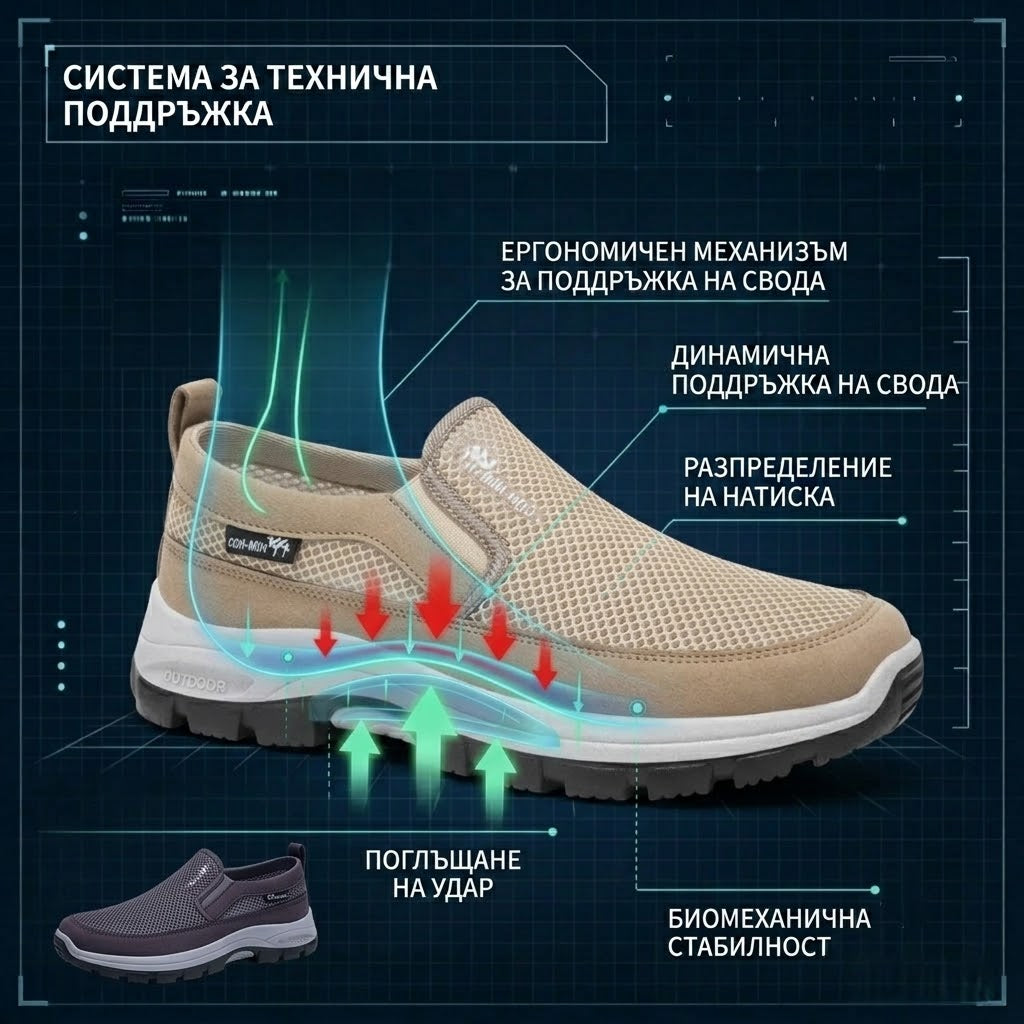 【⏰60% отстъпка днес! Не пропускайте!】AMBETALE® Ергономично проектирани ортопедични обувки за ходене, абсорбиращи ударите✅️ Здравословни ортопедични обувки, създадени специално за европейски мъже.