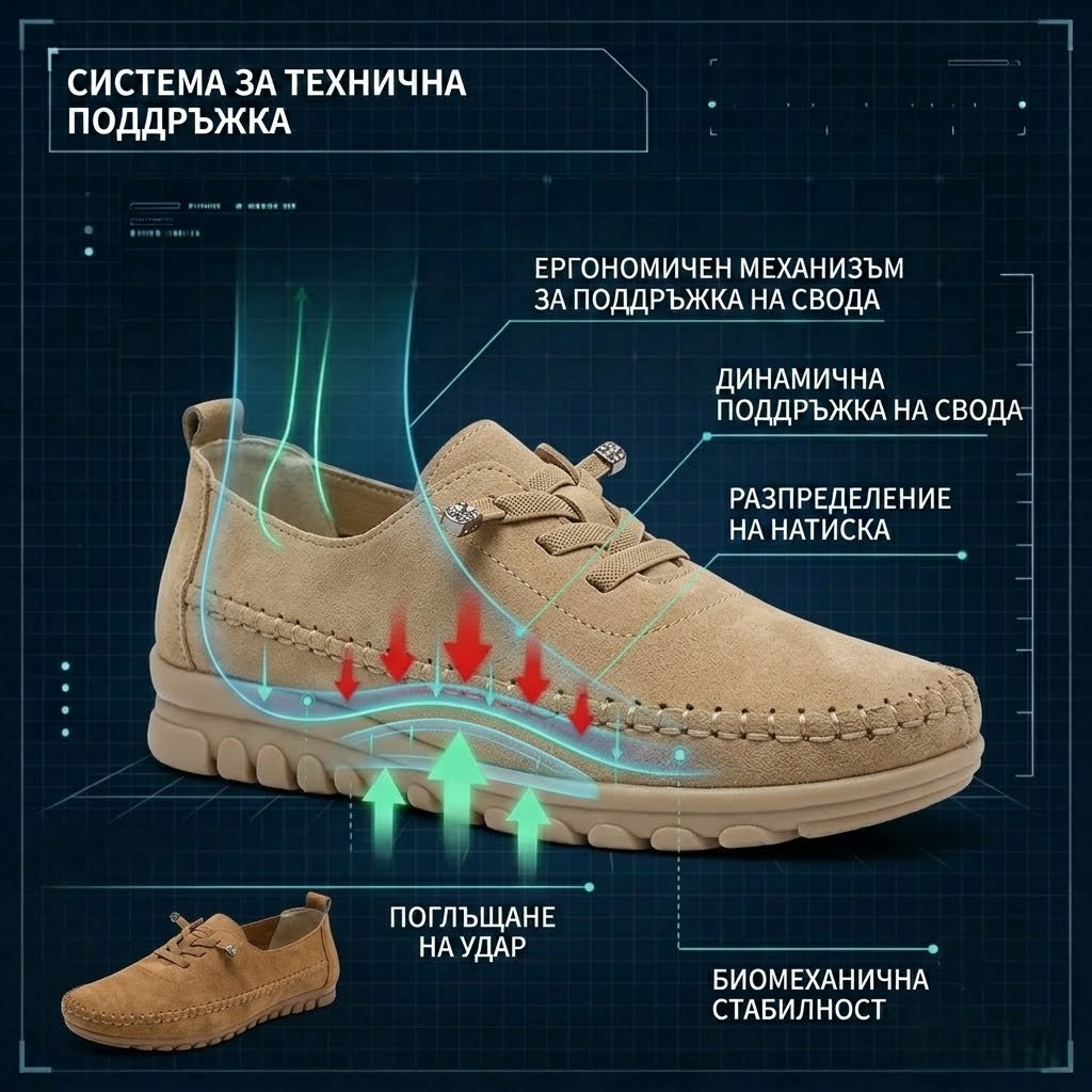 【⏰60% отстъпка днес! Не пропускайте!】AMBETALE® Ергономични велурени ортопедични мокасини✅ Разработени по поръчка за краката на европейски жени